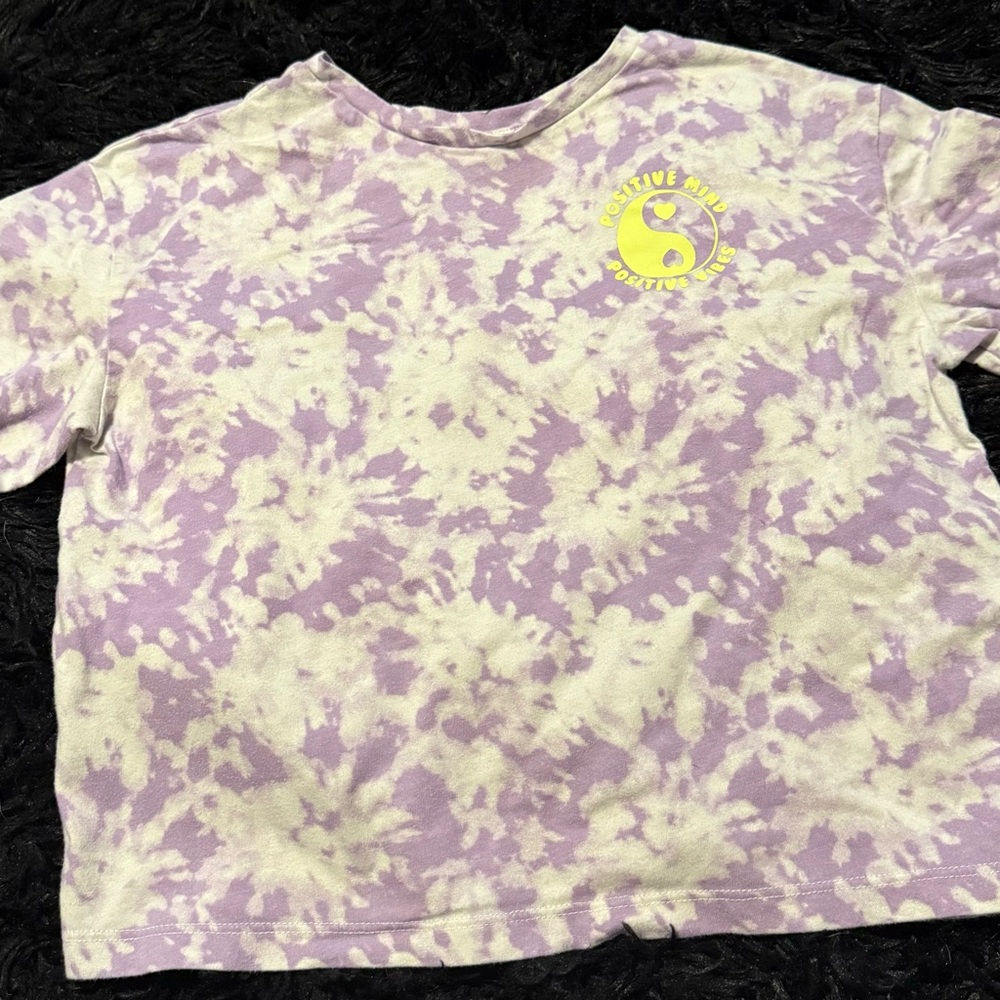 Garanimals Purple and White Tie-Dye Kids Tee